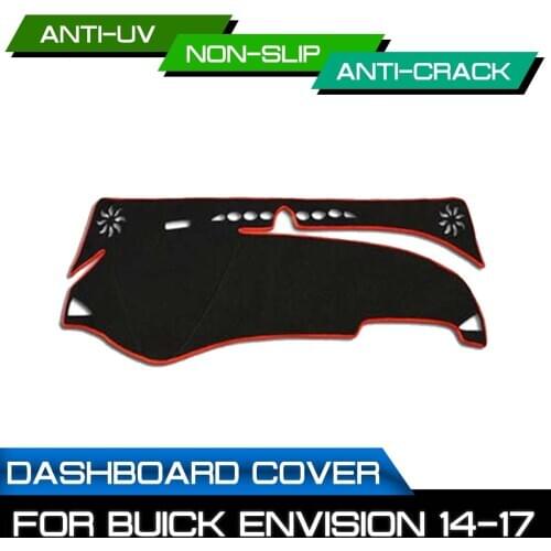 Car Dashboard Mat Anti-dirty Non-slip for Buick Envision 2014 2015 2016 2017 Dash Cover Mat UV Protection Shade