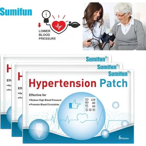 18pcs Sumifun Hypertension Patch Herbal Medical Plaster Reduce Control High Blood Pressure For Blood Vessel Plaster K05601