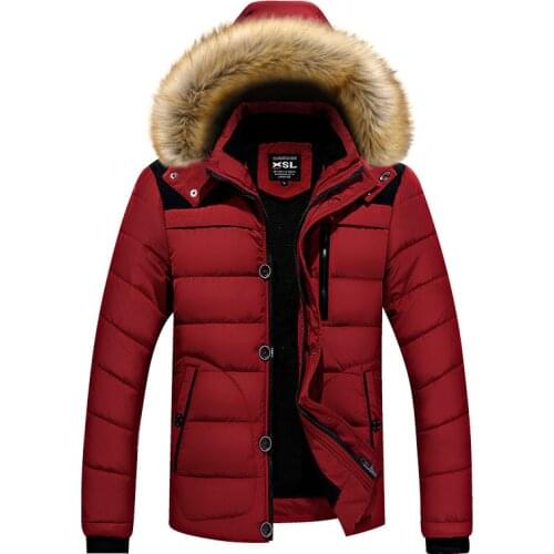 New Arrival Warm Winter Jacket Men Hooded Casual Slim Parka Mens Winter Coat -20 Degree Streatwear Overcoat
