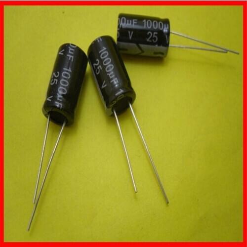 New 25V1000UF electrolytic capacitor aluminum electrolytic capacitor 1000UF/25V volume 10*17