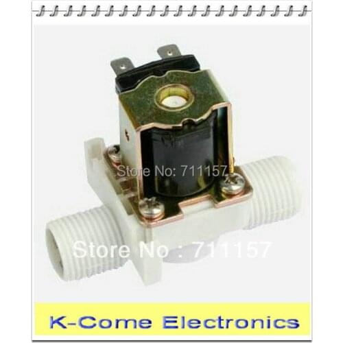 Wholesale 50pcs/lot 1/2" Port Plastic Nylon Solenoid Valve ,Voltage Optional