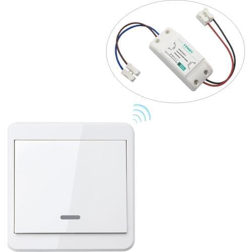 220V 433MHz Remote Lamp Switch Wireless Control Receiver Module Wall Panel Transmitter Hall Bedroom Ceiling Lights 86 Wall TX RF