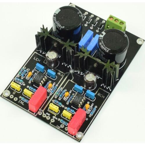 Assembly Phono Power Amplifier Board JRC5532 Audio Amplifier Board