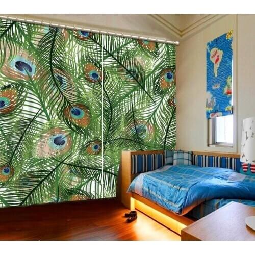 Peacock curtains
