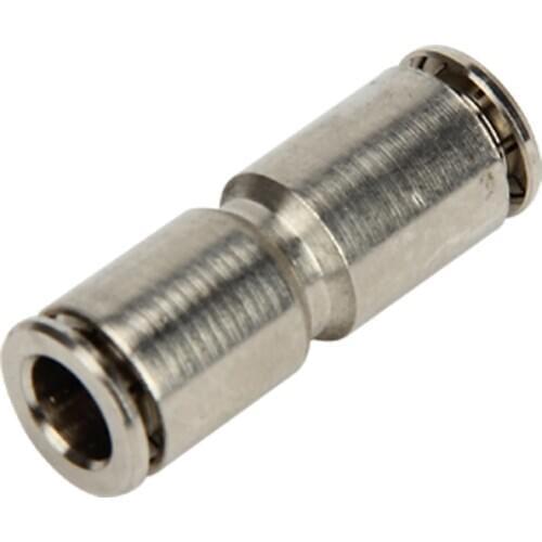 Stainless Steel Copper Nickel-Plated Connector Straight-through All-Metal Straight-through Connector Plug-in Quick Connector PU