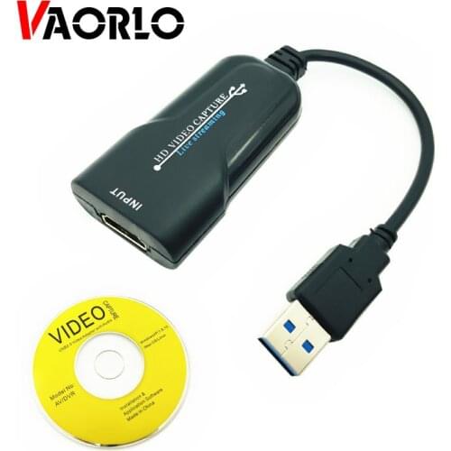 HDMI-compatible Video Capture Card USB Video Grabber Recorder Box Fr PS4 Game DVD Camcorder HD Camera Recording Live Streaming