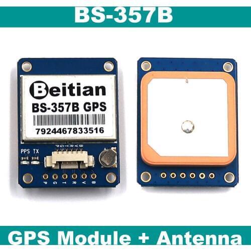 High Precision GPS module with antenna, RS232 level GPS Antenna,Build in 4M FLASH,GPS receiver BS-357B