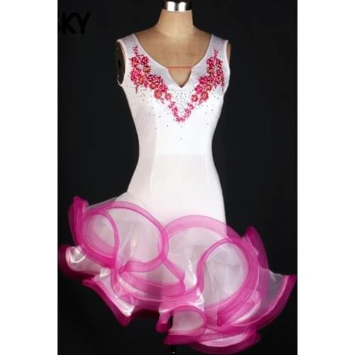 Cha Cha Rumba Samba tango salsa latin dance dress women competition dancing dresses latin kids ballroom for children ladies