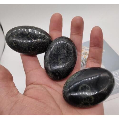 1pcs natural peacock stone quartz specimen malachite crystal play polished Mineral samples healing