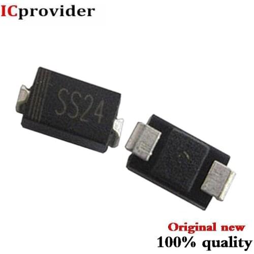 100PCS/lot SS24(1N5820) 2A/40V SMA/DO-214AC IC New original