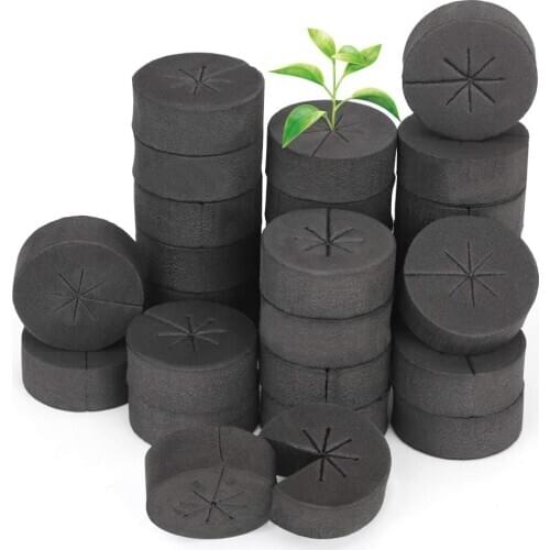 20Pcs Clone Collars High Density Neoprene Inserts Foam Block For Hydroponics Cloning DIY Garden Plants