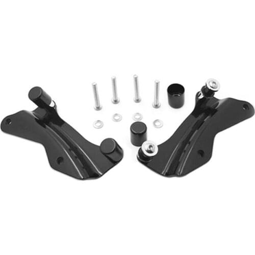 4 Point Docking Hardware Kit Black Chrome For Harley Touring Road King Street Glide Road Glide FLHR FLHX FLTRX Motorcycle 09-21