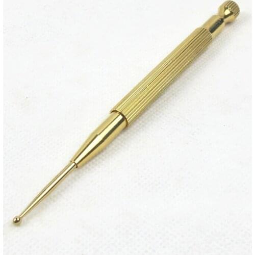 Free shipping 10pcs therapy chinese acupuncture pen point ear auricular needles acupoint point pen with spring 12.5cm