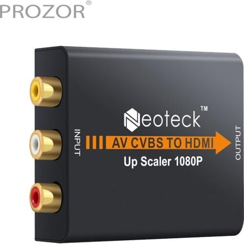 CVBS to HDMI-compatible Converter 1080P 3RCA AV CVBS Composite to HDMI-compatible Adapter Converter For PC PS3 STB Xbox VHS VCR