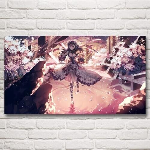 Home Decor HD Print Paintings 1 Panel Anime Fate Series Saber Picture Wall Art Modular Canvas Poster Modern Bedside Background