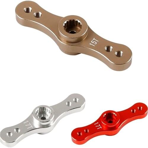 CNC Alloy Double Side with 15T 17T Servo Arm for 1/5 Scale HPI Rovan Baja 5B 5T 5SC Symmetry Steering System