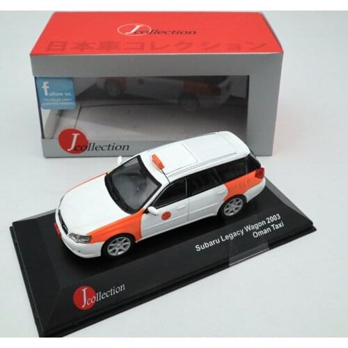 J Collection 1/43 For SUBARU Legacy Wagon Oman TAXI 2003 JC284 Limited Edition Auto Toys Collection Gift