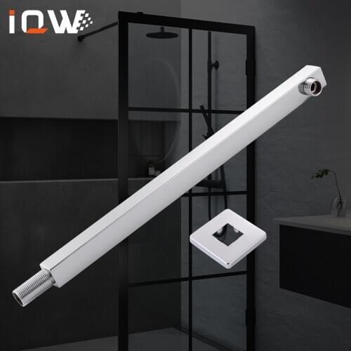 380mm Brass Made Chrome Shower Arm Wall Mounted Shower Head Arm Ceiling Mounted Shower Head Arm