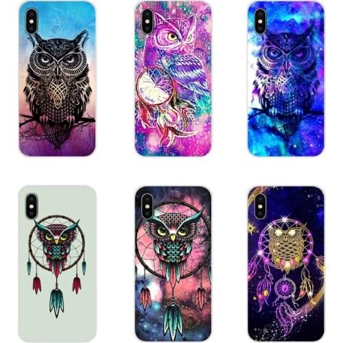 Owl and Dream Catcher Splendid Soft Transparent Cases Covers For Samsung Galaxy S2 S3 S4 S5 Mini S6 S7 Edge S8 S9 S10E Lite Plus