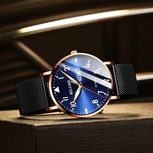 Hot 2021 New Luminous Needle Watch Mens Business Leisure Quartz Watch Waterproof Mens Watch Fashion Trend Watches for Men