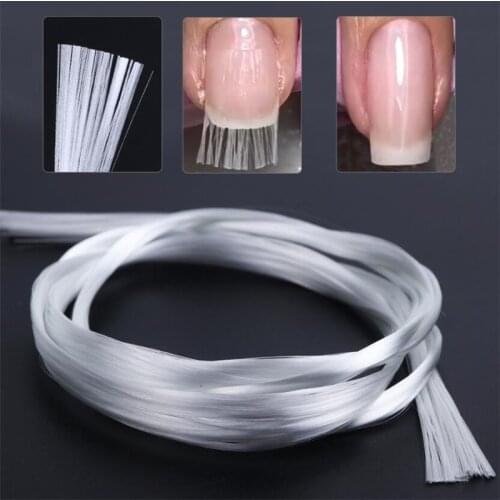 New Fashion Nail Art Fiberglass UV Gel DIY Nail Form Fibernails Acrylic Nail Extension Tips Fiber Glass Nails Manicure Tool 5M