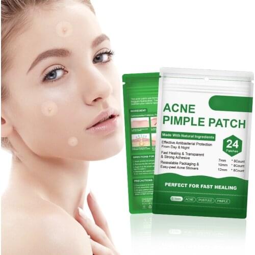 24Pcs Pimple Patch for Acne Stickers Blackhead Eliminators Remover Beauty Pimple Squeeze Remover Cosmetics Face Skincare Tool