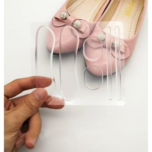 Silicone Gel Heel Protector Soft Cushion Protector Foot Feet Care Shoe Insert Pad Insole Shoes Accessories Insoles for Shoes