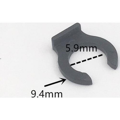 Funssor 1.75mm bowden coupling clip for V6 3D printer Extruder Bowden collect clip black 1.75mm Filament (4mm/6mm OD Tubing)