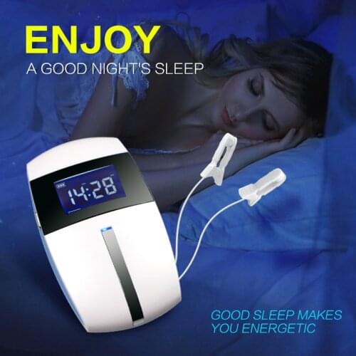 Cranial Electrotherapy Stimulator CES Sleep Aid Device Anti Insomnia Sleepless Cure Anxiety Stress Depression Migraine Treatment