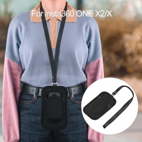Storage Bag for Insta360 ONE X2/X Protable Mini Panoramic Lightweight Neck Lanyard Strap for Insta360 ONE X2/X Accessories