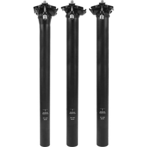 Bicycle Seatpost Adjustable Bicycle Seat Post Ultralight Aluminum Mountain Bike Seat Post Seat Tube 27.2/30.9/31.6mm*350mm