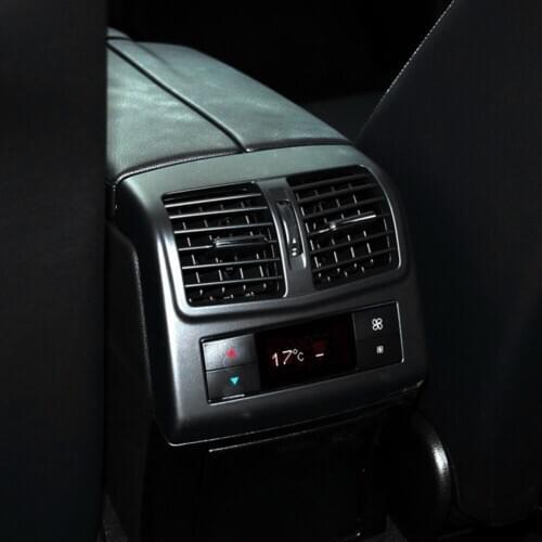 Fresh Air Vent Grille Cover Rear Console Personal Car w/ Hole Easily Installation Elements for Mercedes E Class W212 09-14