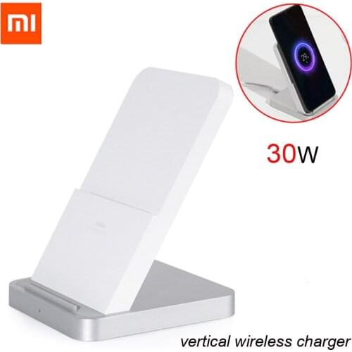 Xiaomi Miajia Vertical Air-cooled Wireless Charger 30W Max with Flash Charging for Xiaomi Mi Smartphone