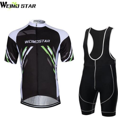 WEIMOSTAR Men Cycling Jersey Breathable Youth Racing Sport Bike Jerseys Ropa CiclismoTeam Short Sleeve Bike Quick Dry Bib Shorts