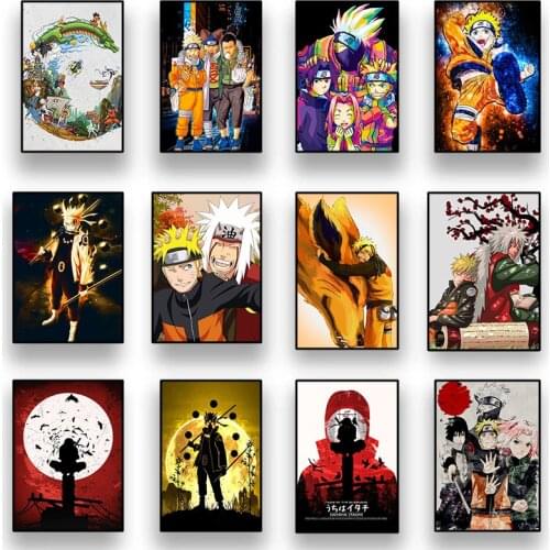 Japanese Anime Naruto Canvas Painting Print Cuadros Art Wall Decoration Mural Modern Home Living Room Decoration Cuadros Decorat