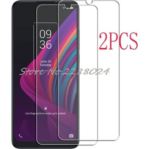 2PCS FOR TCL 10 SE Tempered Glass Protective On 10SE Screen Protector Film Cover