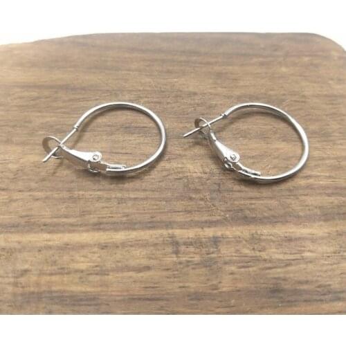 New 20pcs DIY Earring Findings Earrings Clasps Hooks Fittings DIY Jewelry Making Accessories Iron Hook Handmade Jewelry