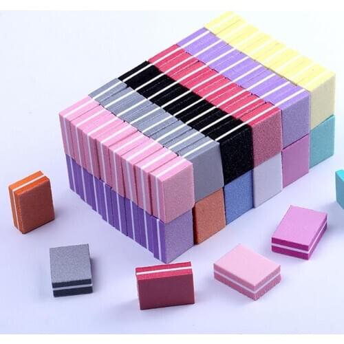 10PCS Kapmore Small Nail Buffer Block 2-sided Professional Mini Nail Art Buffer Manicure Buffer DIY Nail Files Manicure Tools