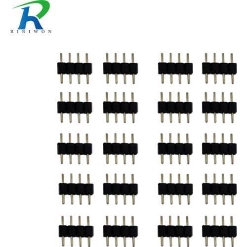 20pcs/lot,4pin RGB needle connector for RGB led strip 4pin RGB led connector