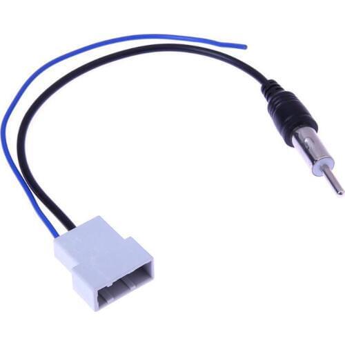 24cm Aftermarket Radio Stereo CD Player Antenna Adapter Cable Cord Female Socket for Nissan Toyota Mazada Kia Hyundai VW Magotan