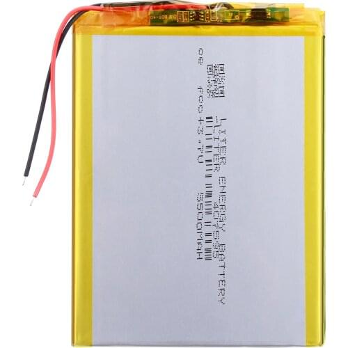 407494 3.7V 5000mAH 407595 Li-ion Tablet pc battery For 7,8,9 inch tablet PC Polymer lithiumion Battery With High Quality