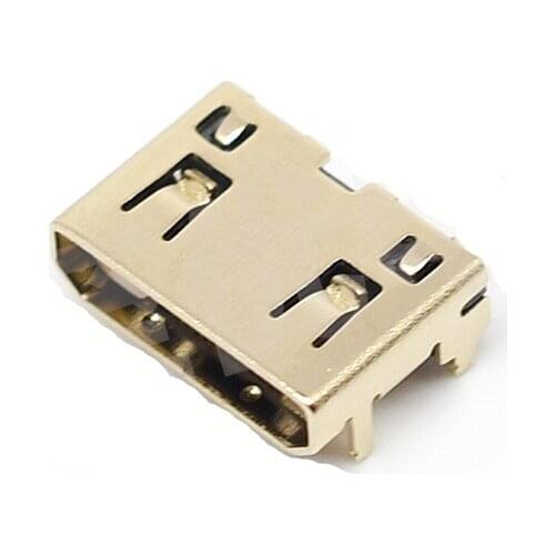 Free shipping 100PCS/LOT MINI HDMI high-definition interface female 19P HD transmission patch definition interface socket