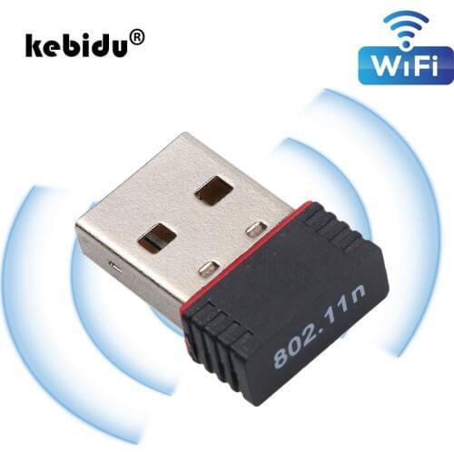 Kebidu Mini WiFi Wireless Adapter High speed USB 2.0 Network Card 150Mbps 802.11 ngb For macbook XP PC Laptop USB WIFI antenna