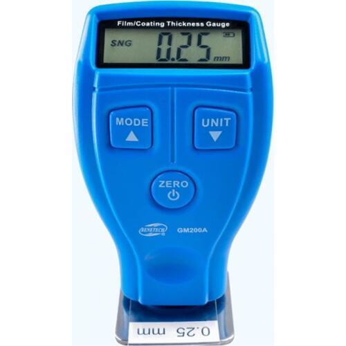 Brand Digital Mini Film Thickness Gauge Automotive Coating Ultrasonic Car Paint Iron Varnish Thickness gauge Width Meter GM200A