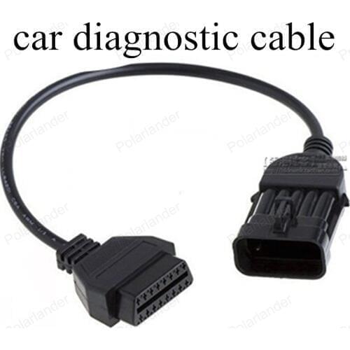 Factory price 10pin to 16pin car Diagnostic Cables for O-PEL OBD2 cable Service adapter Car scanner test connector