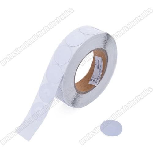EAS RF 8.2MHZ soft security label antitheft round R30 20000pcs