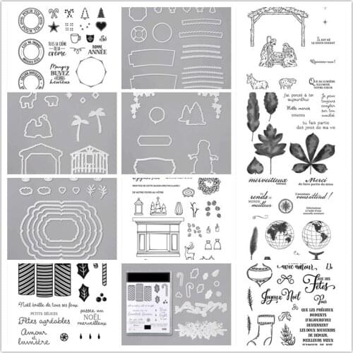 French Metal Cutting Dies and Scrapbooking For Paper Making Flowers Embossing Stencil Card stamps and dies 2020