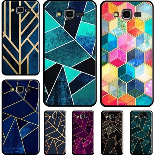 Gold Line Geometic Mable Soft Case For Samsung Galaxy A7 A9 A6 A8 Plus A3 A5 2017 2016 J6 J3 J4 J5 J7 J2 Core 2018