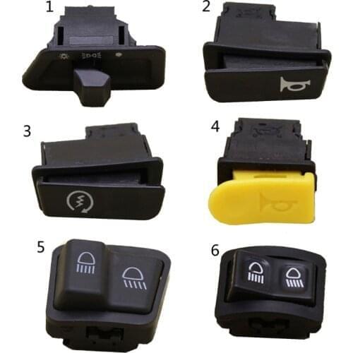 Motorcycle Switch Buttons Headlight Horn Dimmer Siwtches Replaceable Parts
