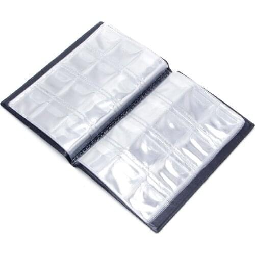 120 Coin Collection Storage Holders Money Penny Pockets Album Book Collecting New